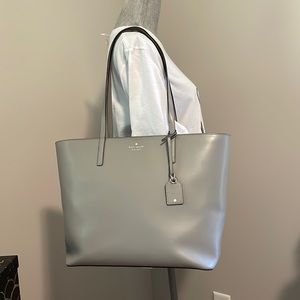 Kate spade Janie leather tote grey
